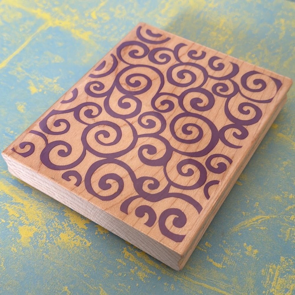 Rubber Stamp Swirls by Rubber Stampede NWT